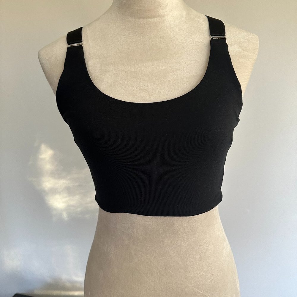 Bombshell Sportswear - Banded Sports Bra - Black - Small - EUC